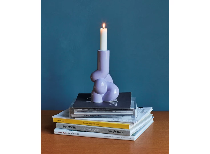 Hay-W-S-Candleholder-kandelaar-Soft-D95cm-H18cm-lavender