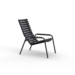 Houe-ReClips-loungestoel-zwart