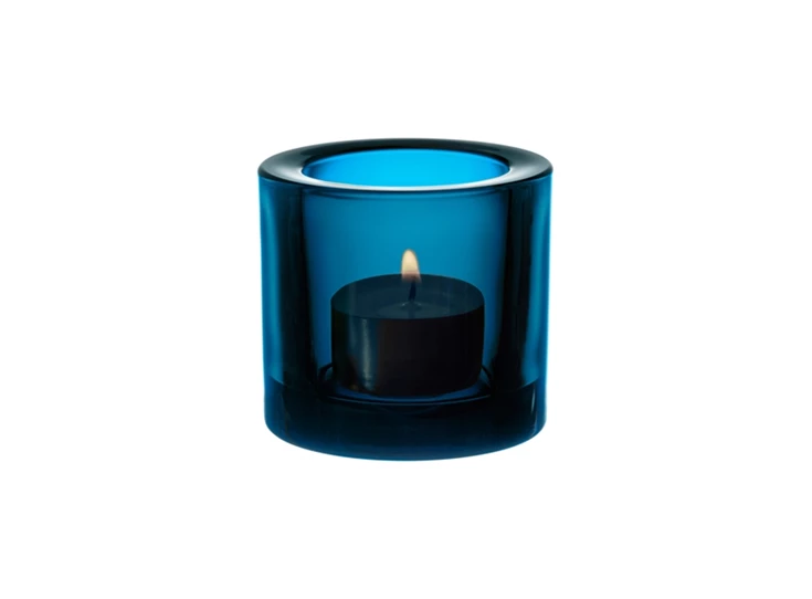 Iittala-Kivi-theelicht-6cm-turquoise