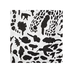 Iittala-Oiva-Toikka-Collect-pak-servetten-33x33cm-cheetah-zwart-wit