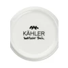 Kahler-Nobili-theelichthouder-H19cm-wit-goud