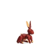 Kay-Bojesen-konijn-H16cm-beuk-rood