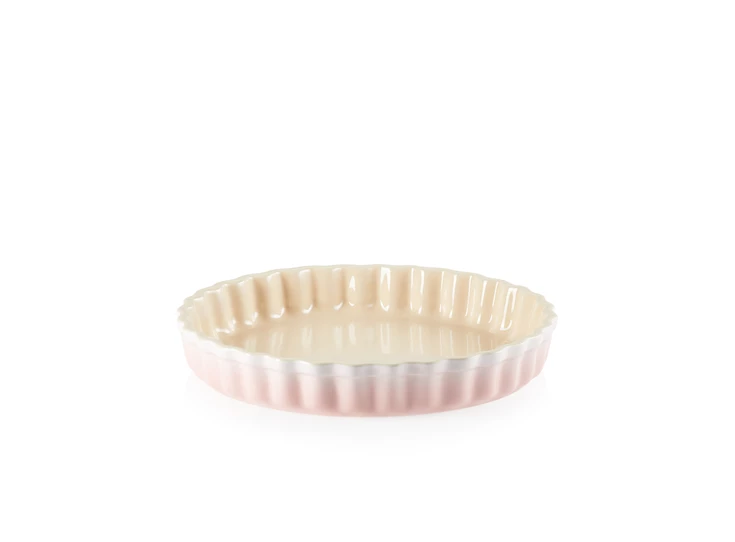 Le-Creuset-aardewerk-taartvorm-D28cm-shell-pink
