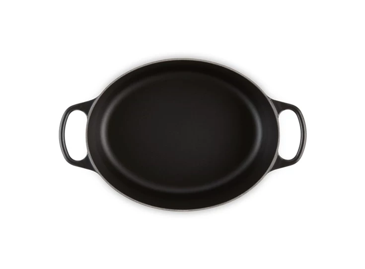Le-Creuset-ovale-kookpot-33cm-Mat-Zwart
