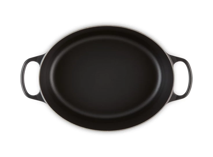 Le-Creuset-ovale-kookpot-35cm-Mat-Zwart