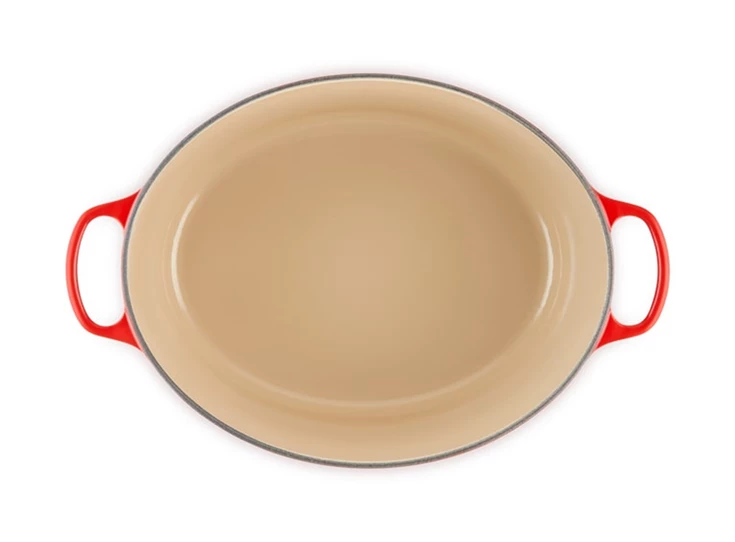 Le-Creuset-ovale-kookpot-40cm-kersenrood