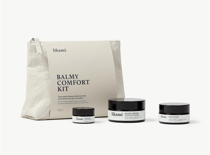 Likami-Gift-Set-balmy-comfort-kit-bag-lip-balm-15ml-hand-cream-100ml-healing-balm-50ml