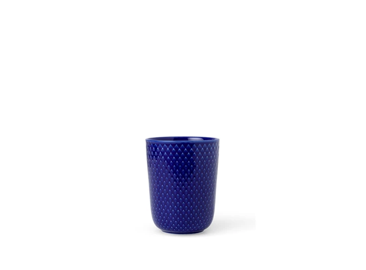 Lyngby-Porcelain-Rhombe-Color-beker-33cl-donkerblauw