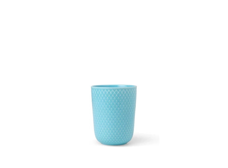 Lyngby-Porcelain-Rhombe-Color-beker-33cl-turquoise