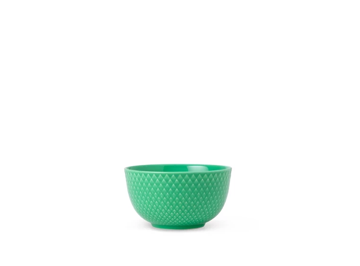 Lyngby-Porcelain-Rhombe-Color-bowl-D11cm-groen