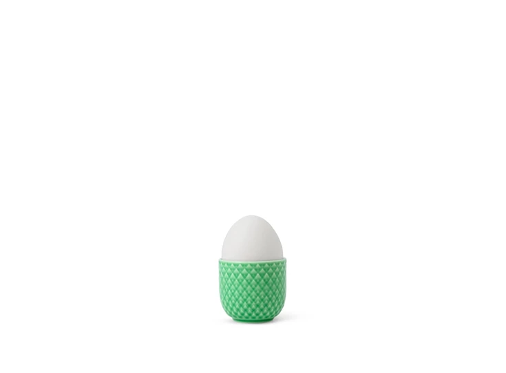 Lyngby-Porcelain-Rhombe-Color-eierdop-D5cm-groen