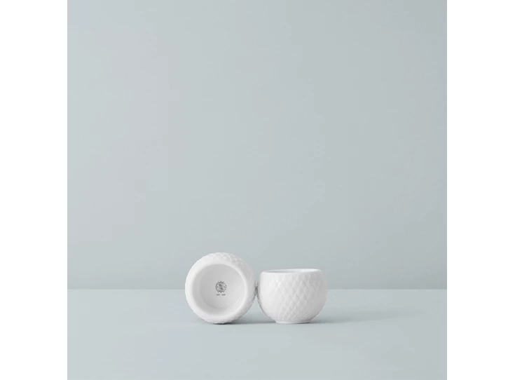Lyngby-Porcelain-Rhombe-theelicht-set-van-2-D65cm-wit