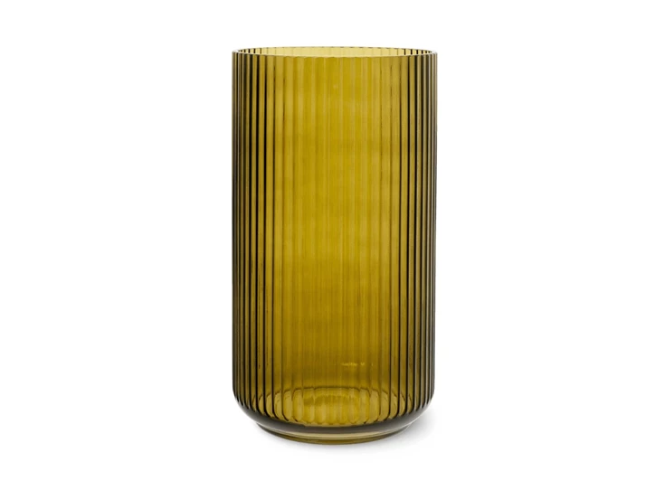Lyngby-Porcelain-vaas-38cm-olive-green