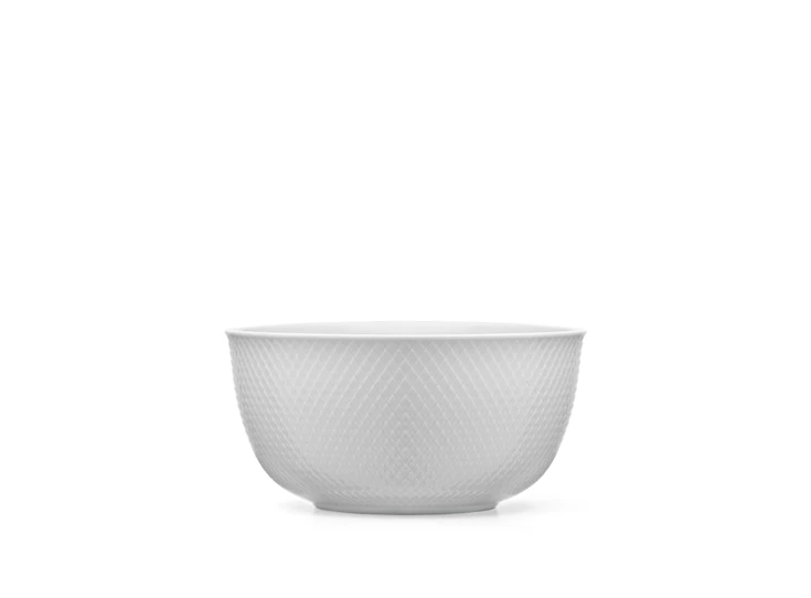 Lyngby-Rhombe-bowl-D22cm-wit