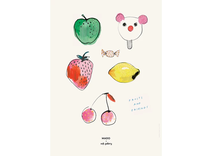 Mado-Mado-x-Soft-Gallery-Fruits-Friends-50x70cm