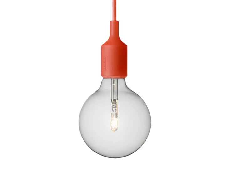 Muuto-E27-hanglamp-red