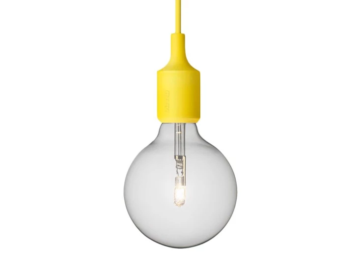 Muuto-E27-hanglamp-yellow