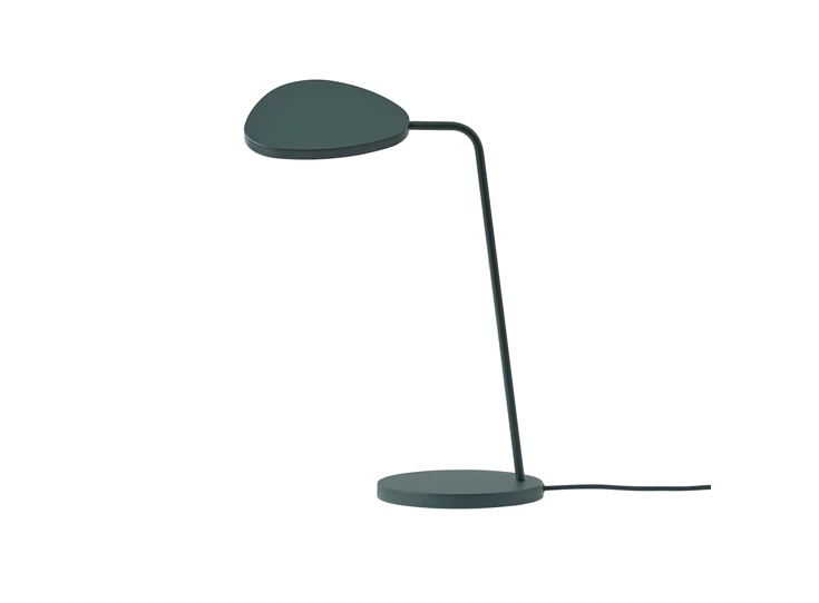 Muuto-Leaf-bureaulamp-18x415cm-donkergroen