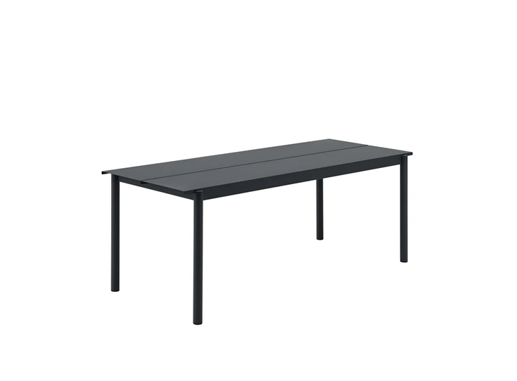 MUUTO-Linear-tafel-steel-200-x-75cm-zwart