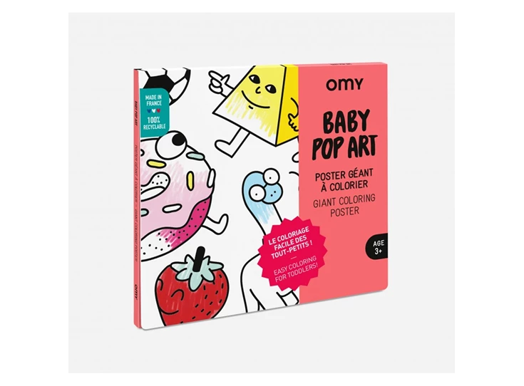 Omy-kleurposter-70x100cm-Baby-Pop-Art