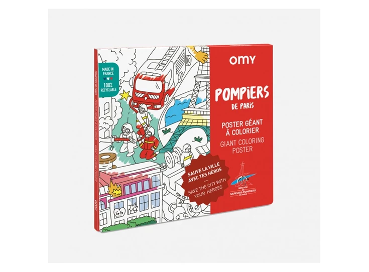 Omy-kleurposter-70x100cm-Pompiers