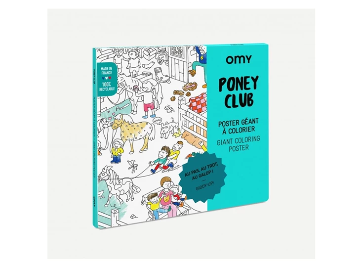 Omy-kleurposter-70x100cm-Pony-Club