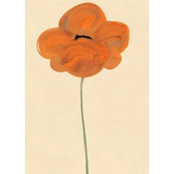 Paper-Collective-Amelie-Hegardt-Orange-Vallmo-50x70cm