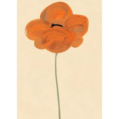 Paper-Collective-Amelie-Hegardt-Orange-Vallmo-50x70cm