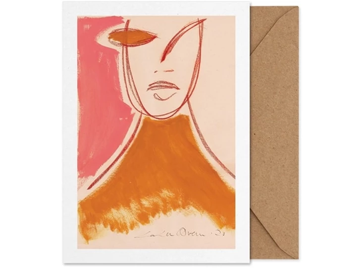 Paper-Collective-Loulou-Avenue-Pink-Portrait-kaart-A5