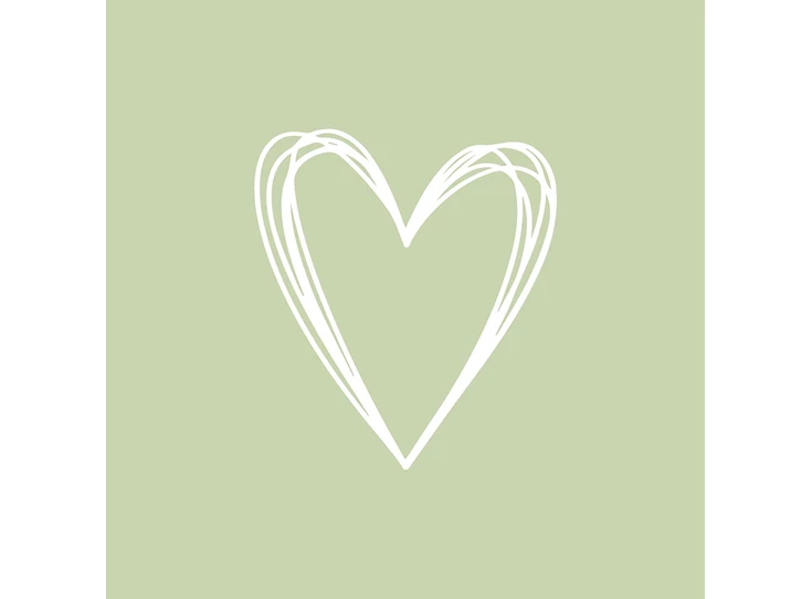 Paperproducts-Design-servetten-Pure-Heart-groen