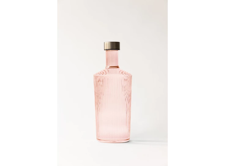 Paveau-fles-met-schroefdop-roze