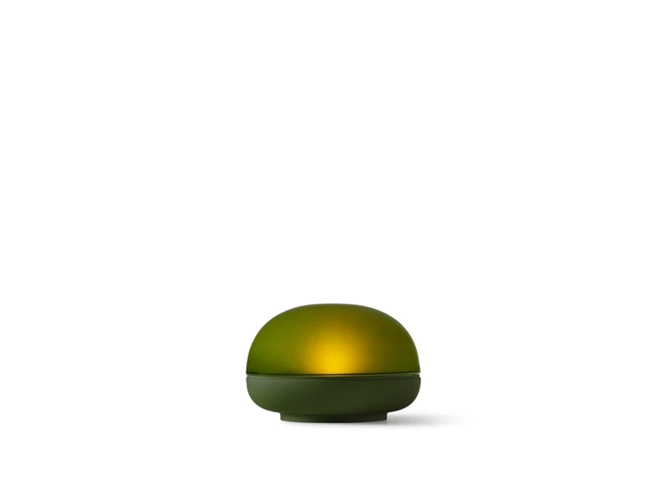 Rosendahl-Soft-Spot-led-tafellamp-D9cm-olive-green