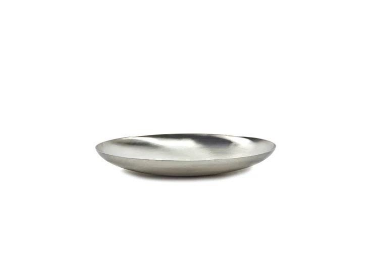 Serax-Bea-Mombaers-bowl-L-D26cm-H35cm-geborsteld-staal