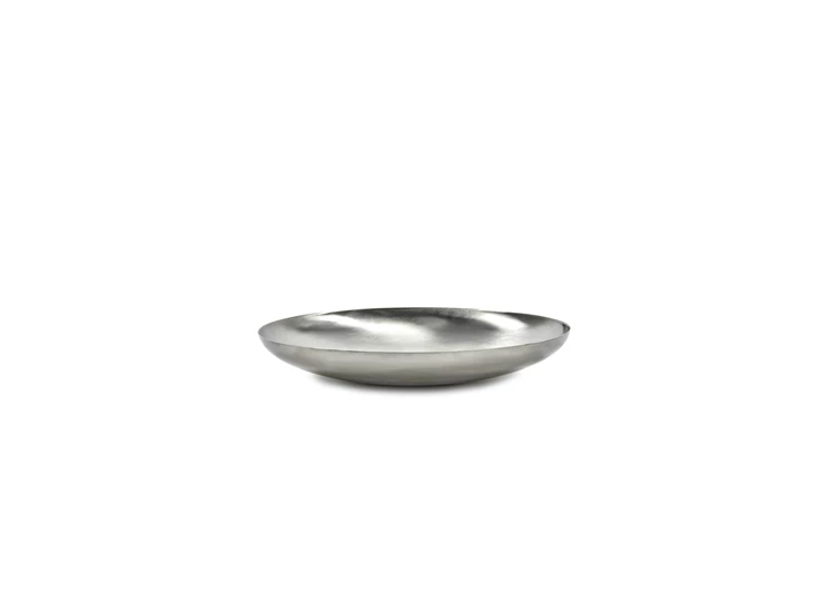 Serax-Bea-Mombaers-bowl-M-D225cm-H35cm-geborsteld-staal