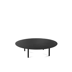 Serax-Bea-Mombaers-lage-tafel-03-rond-in-metaal-118cm-hoogte-30cm-zwart