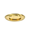 Serax-Bea-Mombaers-schaal-L-D36cm-H2cm-geborsteld-staal-goud