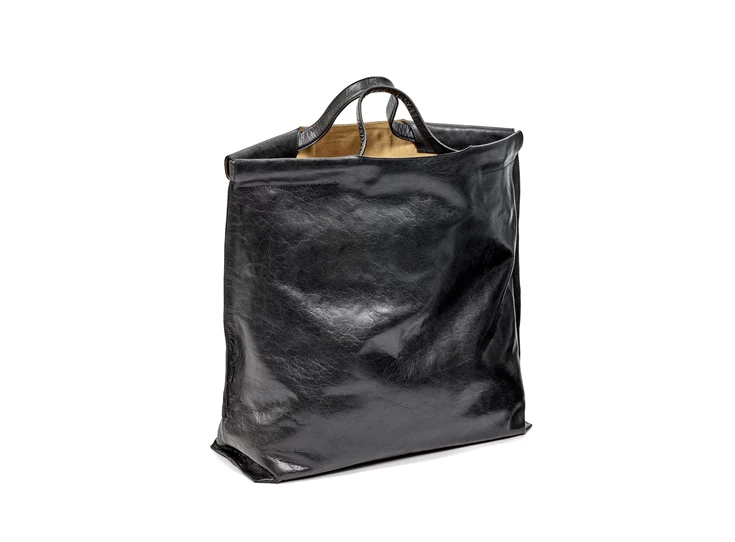 Serax-Bea-Mombaers-shopper-bag-leder-40x145x41cm-zwart