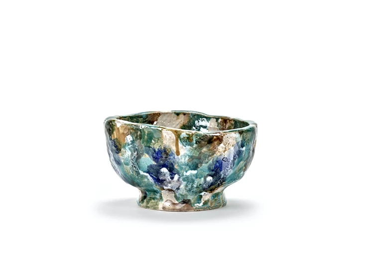 Serax-Bela-Silva-Calor-bowl-21x19xcm-H12cm-blauw-groen
