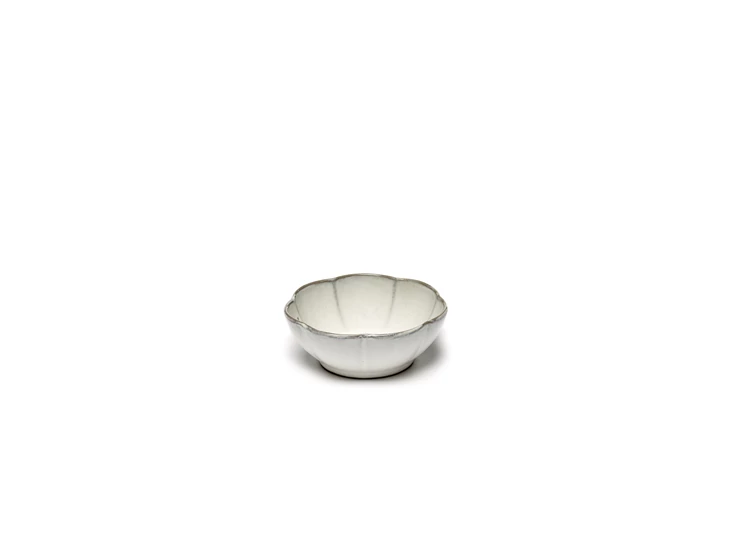 Serax-Sergio-Herman-Inku-bowl-diep-bord-geribbeld-D13cm-H5cm-wit