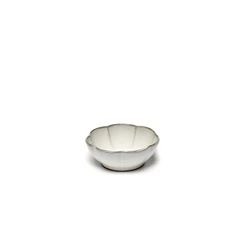 Serax-Sergio-Herman-Inku-bowl-diep-bord-geribbeld-D13cm-H5cm-wit