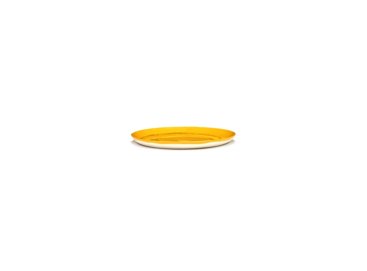 Serax-Yotam-Ottolenghi-Feast-bord-L-265x265x2cm-sunny-yellow-swirl-dots-zwart