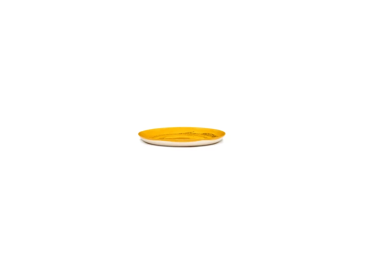 Serax-Yotam-Ottolenghi-Feast-bord-M-225x225x2cm-sunny-yellow-swirl-dots-zwart