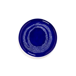 Serax-Yotam-Ottolenghi-Feast-serveerbord-35x35x2cm-lapis-lazuli-swirl-dots-wit