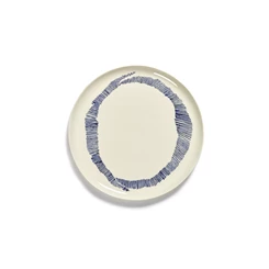Serax-Yotam-Ottolenghi-Feast-serveerbord-35x35x2cm-wit-swirl-stripes-blauw
