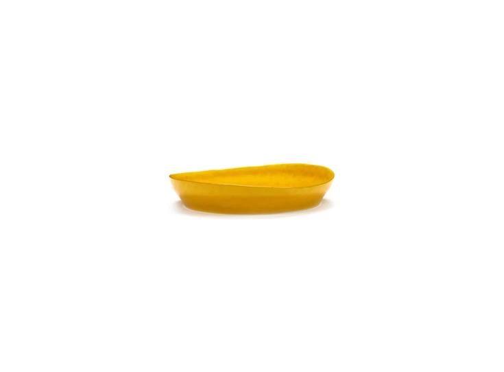Serax-Yotam-Ottolenghi-Feast-serveerschaal-S-30x2956cm-sunny-yellow-swirl-dots-zwart