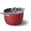 Smeg-kookpot-met-deksel-D26cm-77L-rood