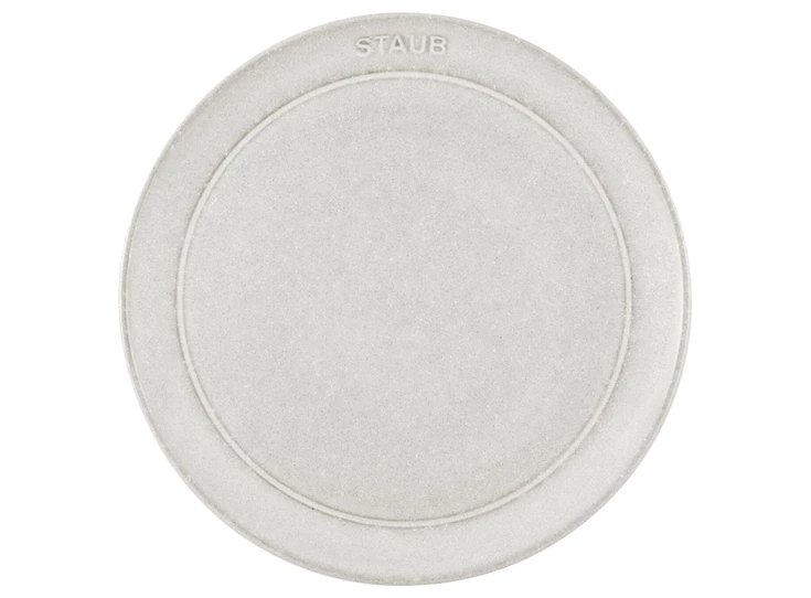 Staub-Ceramic-plat-bord-D20cm-white-truffle