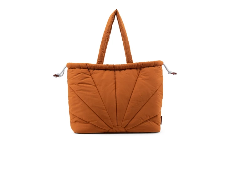 The-Sticky-Sis-Club-La-Promenade-padded-tote-bag-croissant-brown