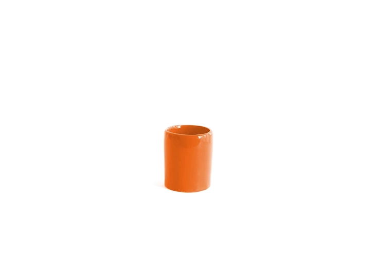 Val-Pottery-Foolish-beker-D7cm-H8cm-Mokka-orange