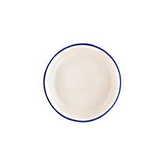 Val-Pottery-Foolish-bord-D22cm-H4cm-Festive-blauw-lijn